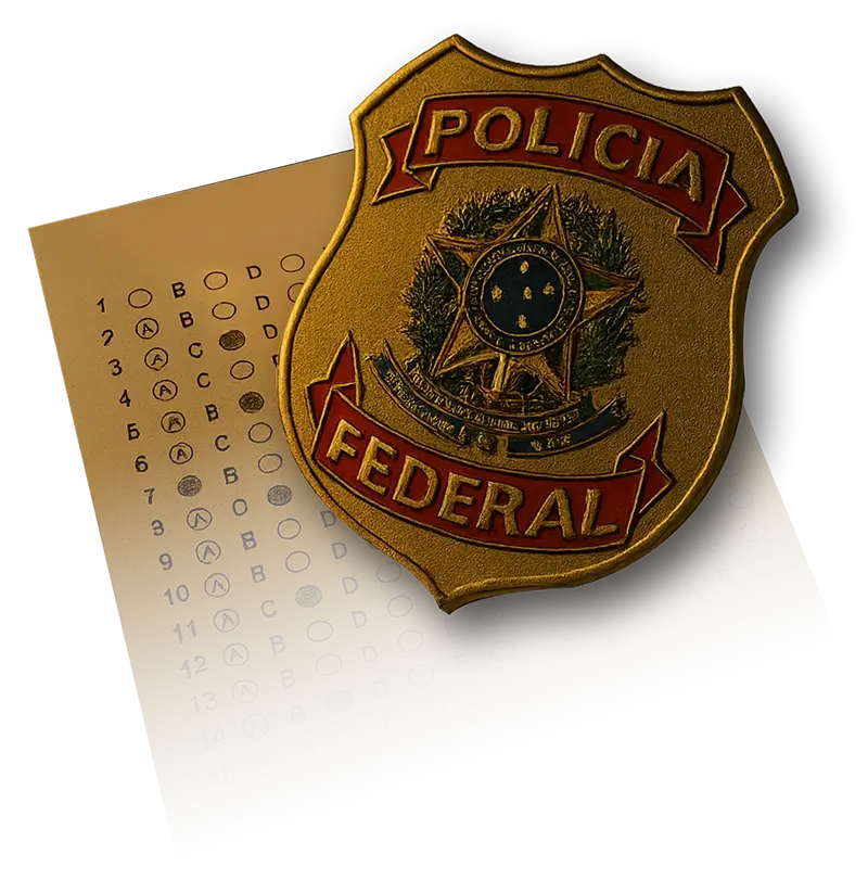 Arte do curso de Contabilidade para Polícia Federal